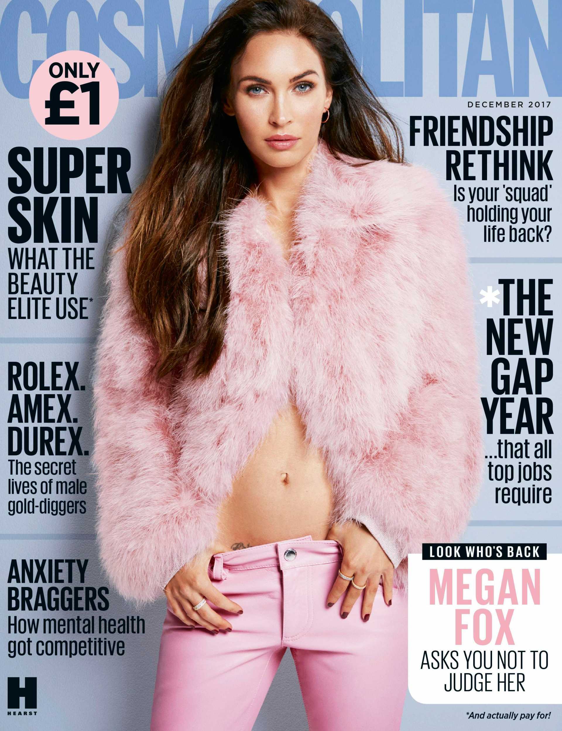Megan Fox - Cosmopolitan UK - December 2017
