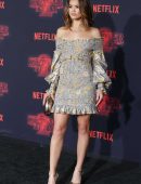 Paris Berelc at the Premiere of Stranger Things Season 2 in Los Angeles