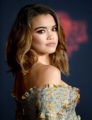 Paris Berelc at the Premiere of Stranger Things Season 2 in Los Angeles
