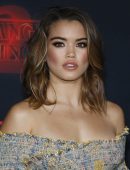 Paris Berelc at the Premiere of Stranger Things Season 2 in Los Angeles