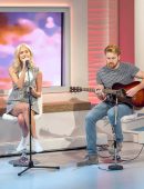 Pixie Lott at Lorraine TV Show in London