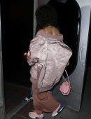 Rihanna Arriving at a Studio in New York