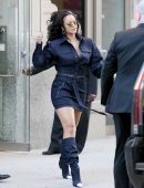 Rihanna Leggy, at Vogue's Forces of Fashion Conference in NYC