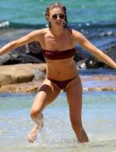 Amy Pejkovic in Bikini at Balmoral Beach in Sydney