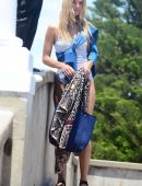 Brooke Hogan in Swimsuit on the Set of a Photoshoot in Bondi Beach