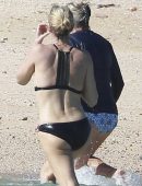 Charlize Theron in Bikini at the Beach in Los Cabos
