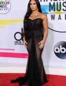 Demi Lovato at 2017 American Music Awards in Los Angeles