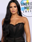 Demi Lovato at 2017 American Music Awards in Los Angeles