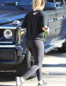 Hilary Duff Booty Candids in Studio City
