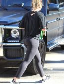 Hilary Duff Booty Candids in Studio City