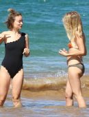 Olivia Wilde in Swimsuit at a Beach in Hawaii