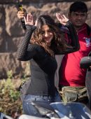 Priyanka Chopra on the Set of Quantico Season 3