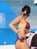 Andrea Calle Booty in Bikini on the Beach in Miami