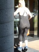 Elle Fanning - LA Fitness in Studio City
