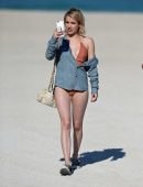 Emma Roberts Booty at the Beach in Miami
