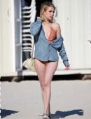 Emma Roberts Booty at the Beach in Miami