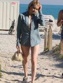Emma Roberts Booty at the Beach in Miami