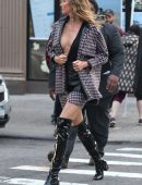 Gisele Bundchen for a Photoshoot on the Streets of Brooklyn