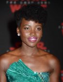 Lupita Nyong'o at the Premiere of 'Star Wars: The Last Jedi' in Los Angeles