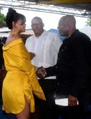 Rihanna at the Opening Ceremony of New Road Named ‘Rihanna Drive’ in Barbados