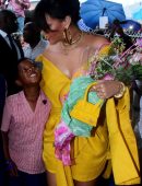 Rihanna at the Opening Ceremony of New Road Named ‘Rihanna Drive’ in Barbados
