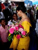 Rihanna at the Opening Ceremony of New Road Named ‘Rihanna Drive’ in Barbados
