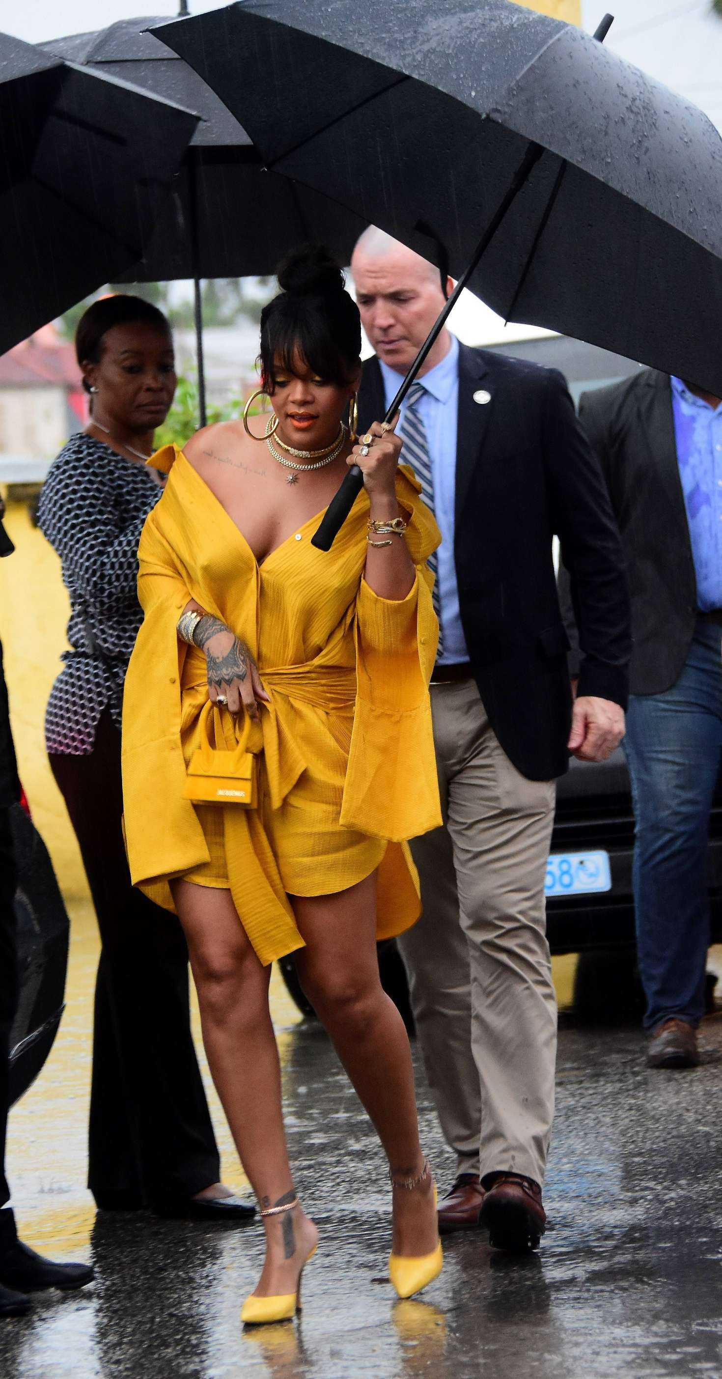 Rihanna at the Opening Ceremony of New Road Named ‘Rihanna Drive’ in Barbados