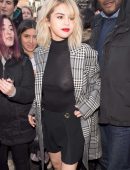 Selena Gomez – Braless See-Through Candids in London