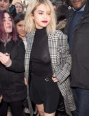 Selena Gomez – Braless See-Through Candids in London