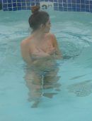 Blanca Blanco Booty in a Pool in Park City