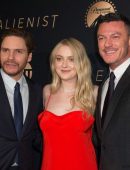 Dakota Fanning at the Premiere of "The Alienist" in Los Angeles