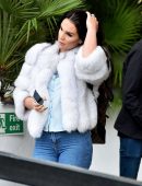 Danielle Lloyd Booty in Jeans at ITV Studios in London