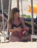 Doutzen Kroes in Bikini at the Beach in Bahia