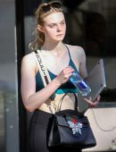Elle Fanning Leaving a Gym in LA