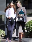 Elle Fanning Leaving a Gym in LA