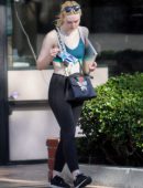 Elle Fanning Leaving a Gym in LA