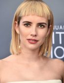 Emma Roberts at the 23rd Annual Critics' Choice Awards in Santa Monica