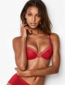 Jasmine Tookes in Victoria’s Secret Lingerie Photoshoot - January 2018