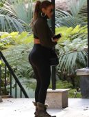 Jennifer Lopez Booty in Tights in Beverly Hills