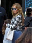 Jennifer Lopez Booty in Jeans Out in Miami