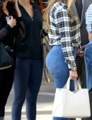 Jennifer Lopez Booty in Jeans Out in Miami