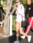Josie Canseco Leggy at Fred Segal in West Hollywood