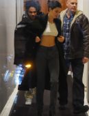 Kendall Jenner – Braless Candids in New York