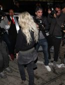 Kim Kardashian Booty in Jeans, Leaving Craig's Restaurant in Beverly Hills
