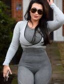 Lauren Goodger Booty in Tight Workout Clothes in Essex