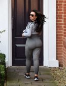 Lauren Goodger Booty in Tight Workout Clothes in Essex