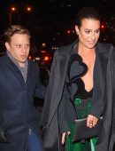 Lea Michele Out with Boyfriend in NYC