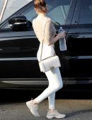 Olivia Culpo Outside the Kate Somerville Spa in West Hollywood