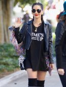 Olivia Munn - at the 2018 Women's March in Los Angeles