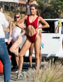 Rachel McCord – Swimsuit Photoshoot Candids in Malibu